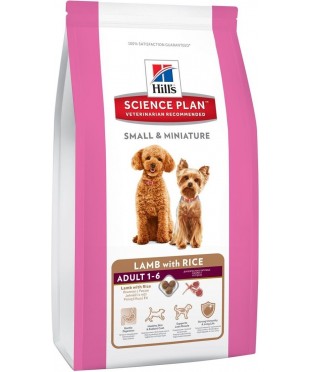 Корм Hill’s для собак миниатюрных пород с Ягнененком и Рисом 1,5кг