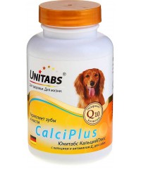 Юнитабс CalciPlus Витамины для собак Кальций, фосфор и витамин D 100таб