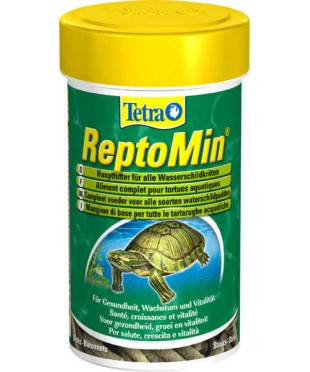 Тетра Tetra ReptoMin Корм для водных черепах, палочки